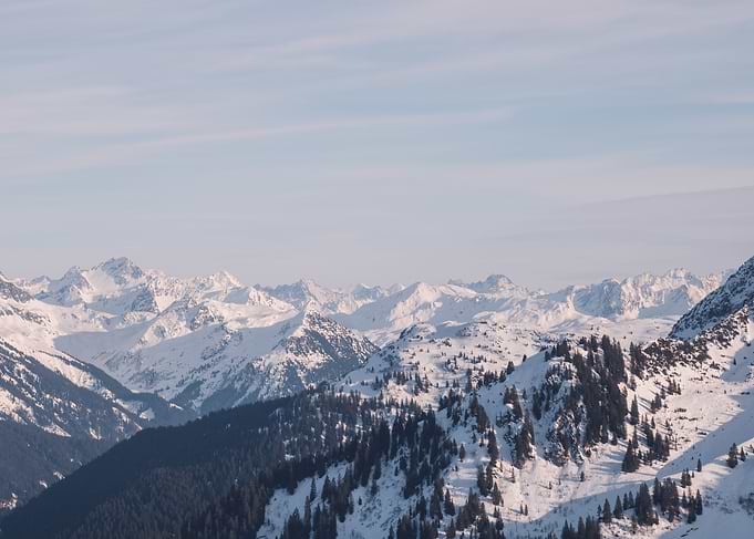 Snowy Mountain Range
