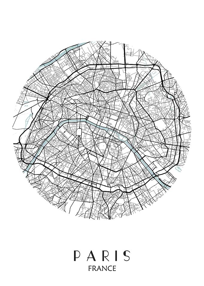 Paris City Map