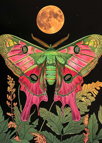 Moth and Moon