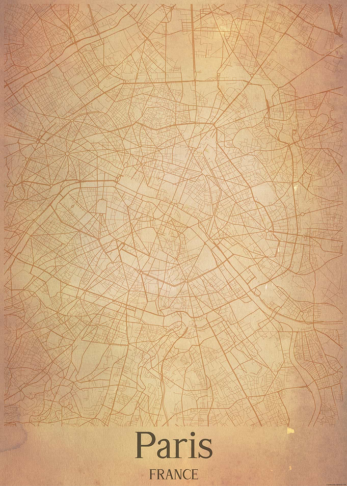 Paris City Map