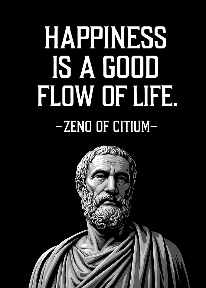 Zeno of Citium Stoic Quote Happiness