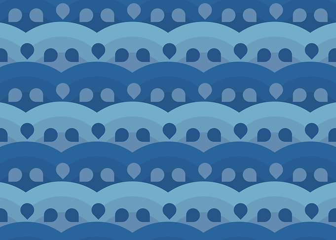 Blue Wave Pattern