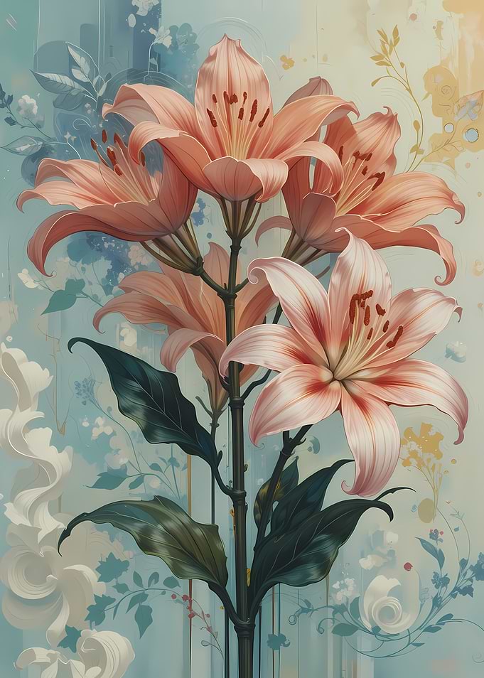 Pink Lily Bouquet