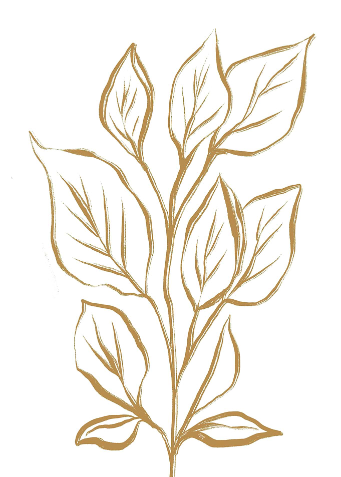 Gold Leaf Branch One