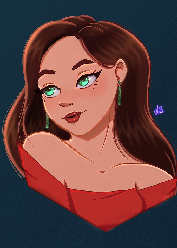 Anime Girl Portrait