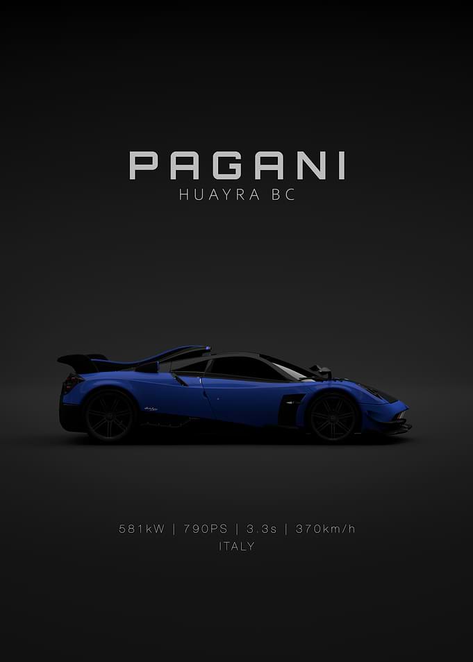 Pagani Huayra BC - Blue Specs