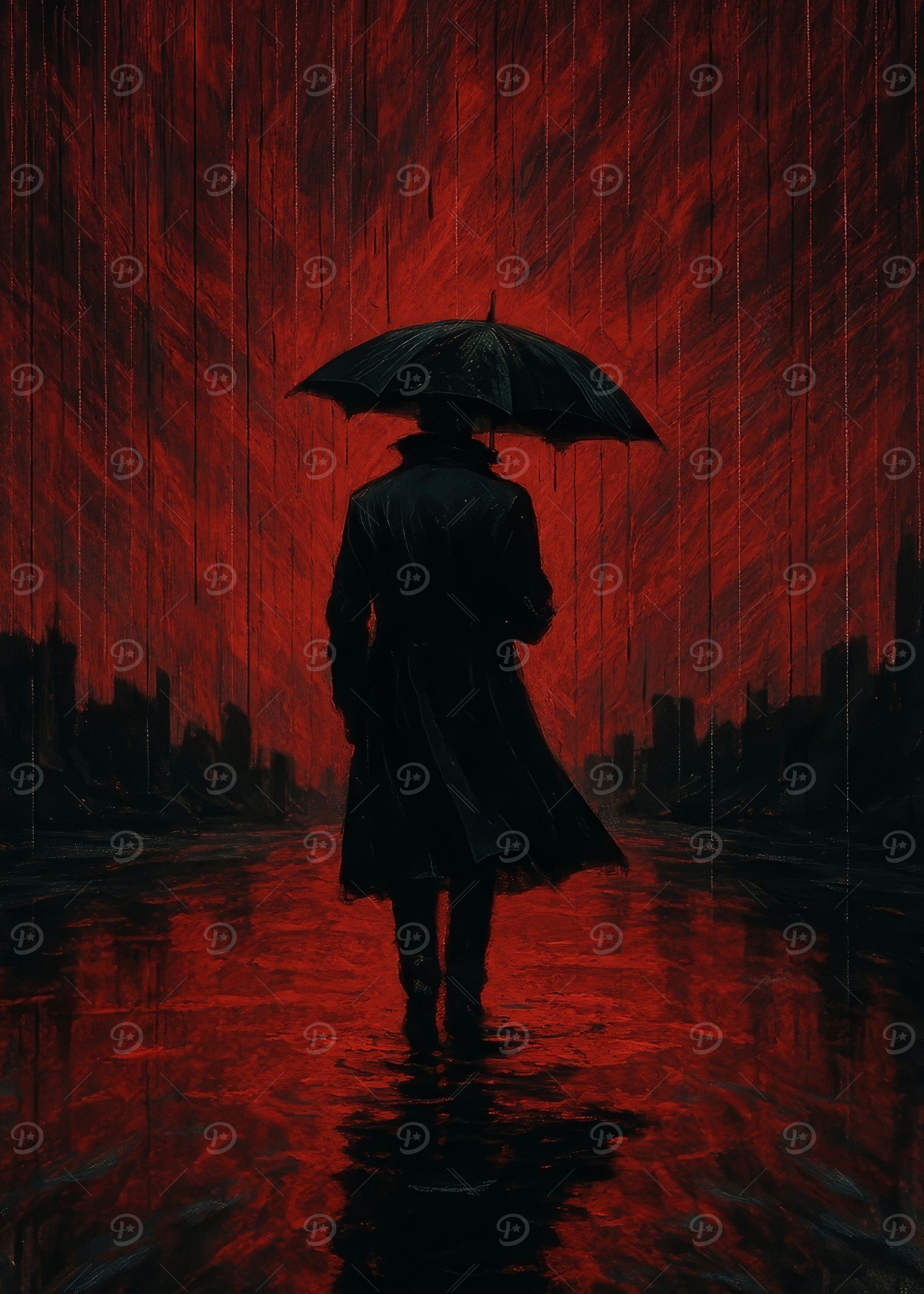 Red Rain Mystery Man