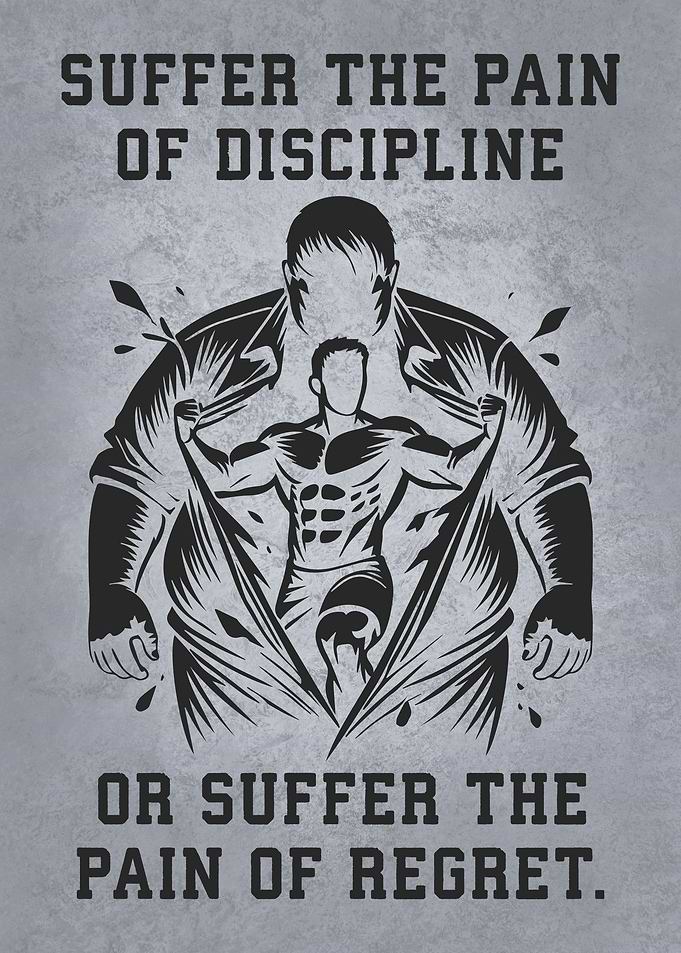 Discipline vs Regret - Fitness Motivation