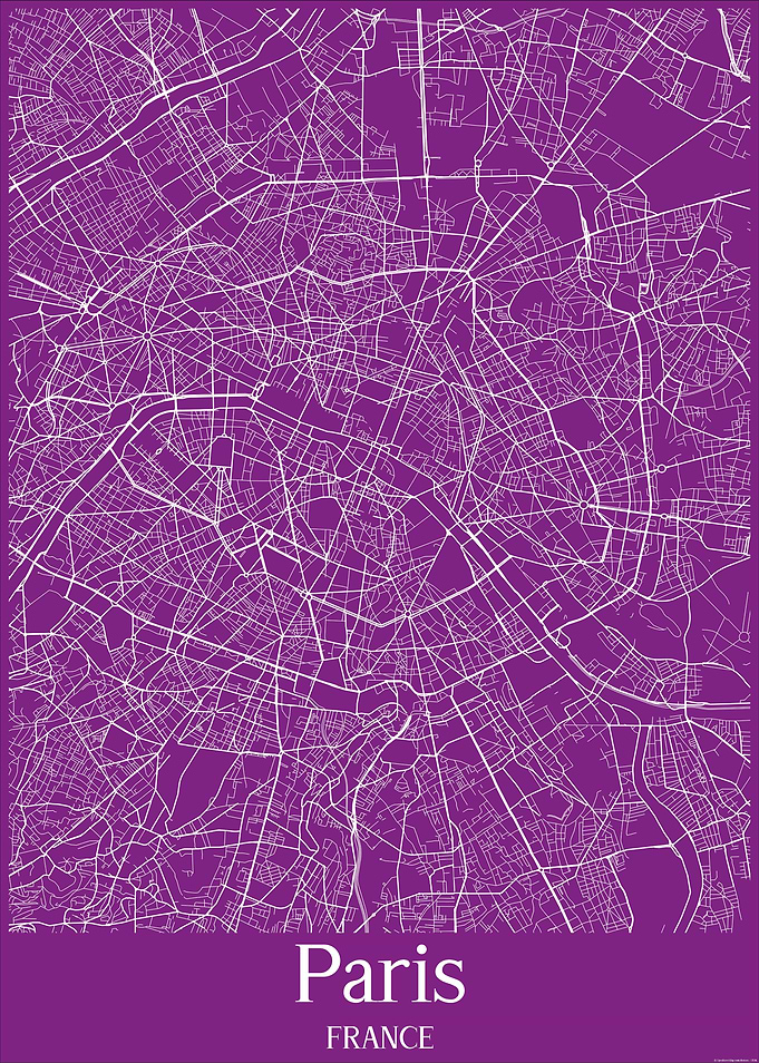 Paris City Map