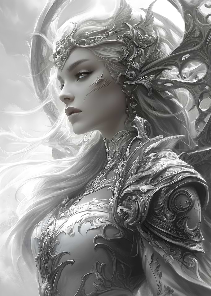 Silver-Clad Angel