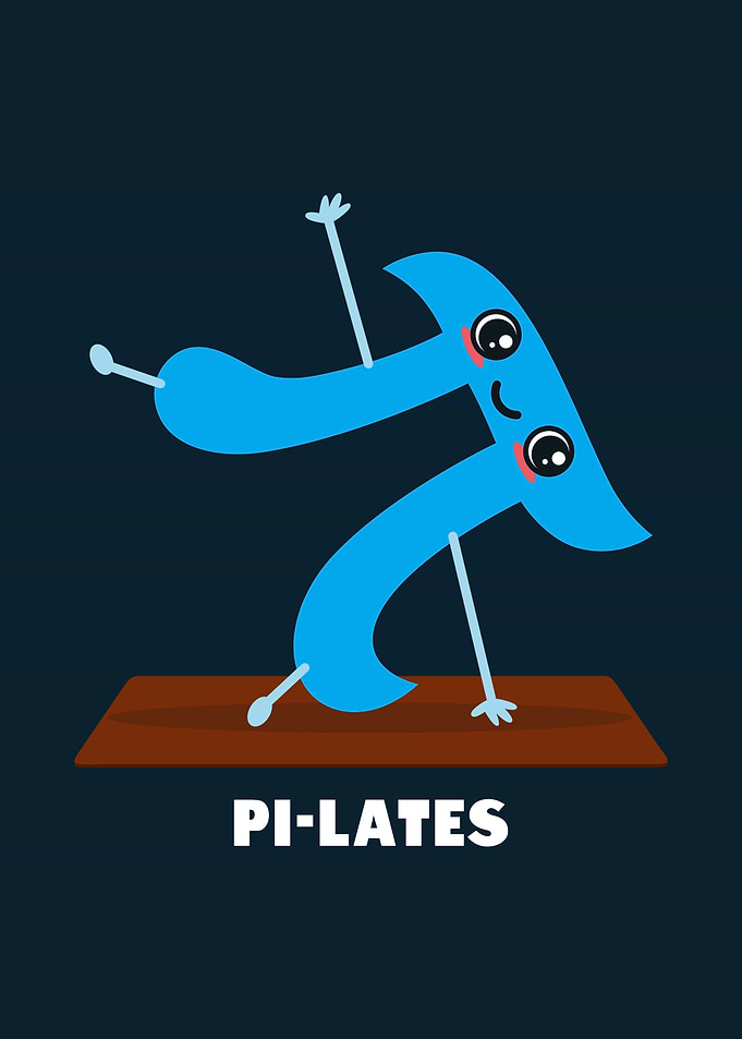 Funny Pi Math Pilates Yoga Pun