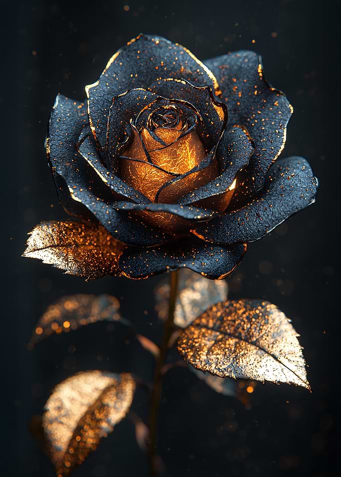 Black Golden Rose