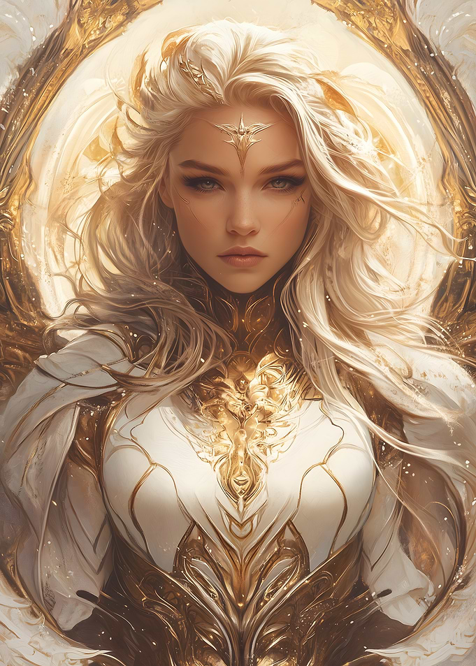 Golden Angel Woman