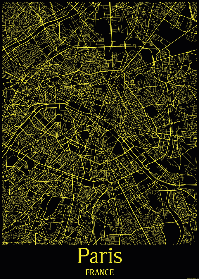 Paris City Map