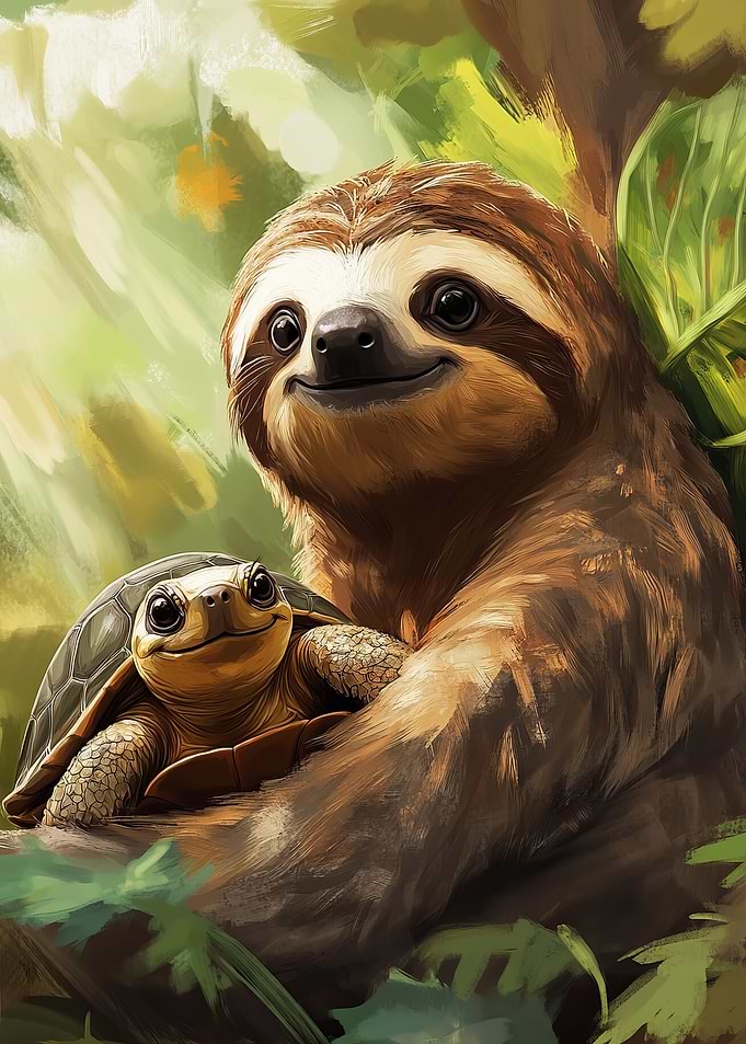 Sloth and Turtle
