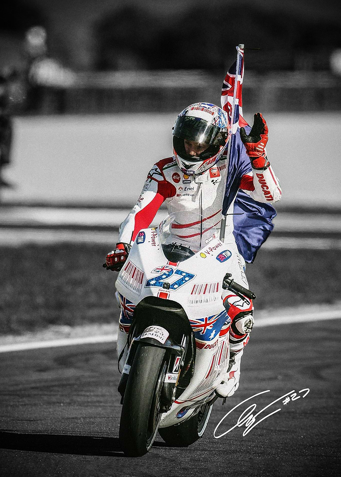 Casey Stoner Victory