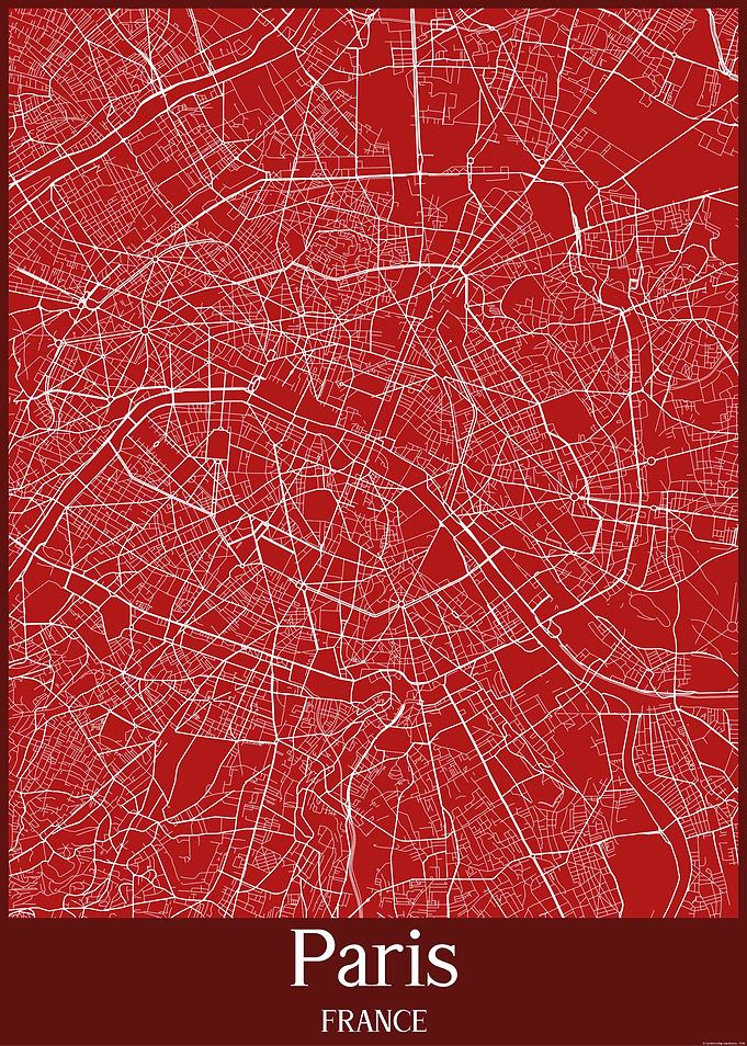 Paris City Map