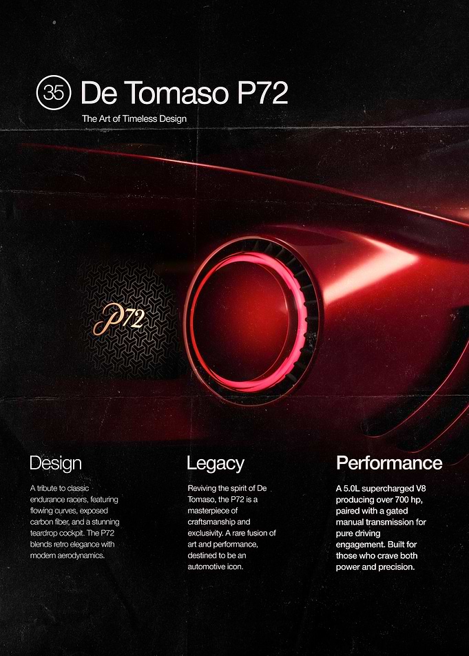De Tomaso P72