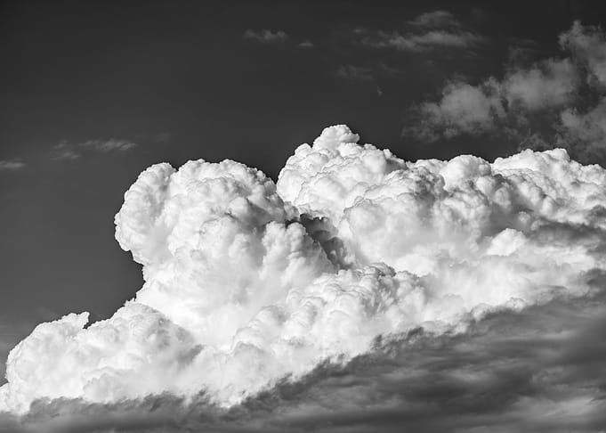 Black and White Clouds