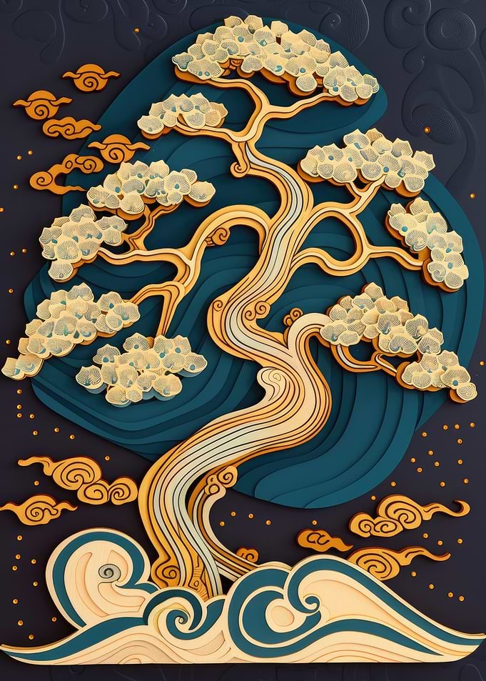 Oriental Bonsai Tree