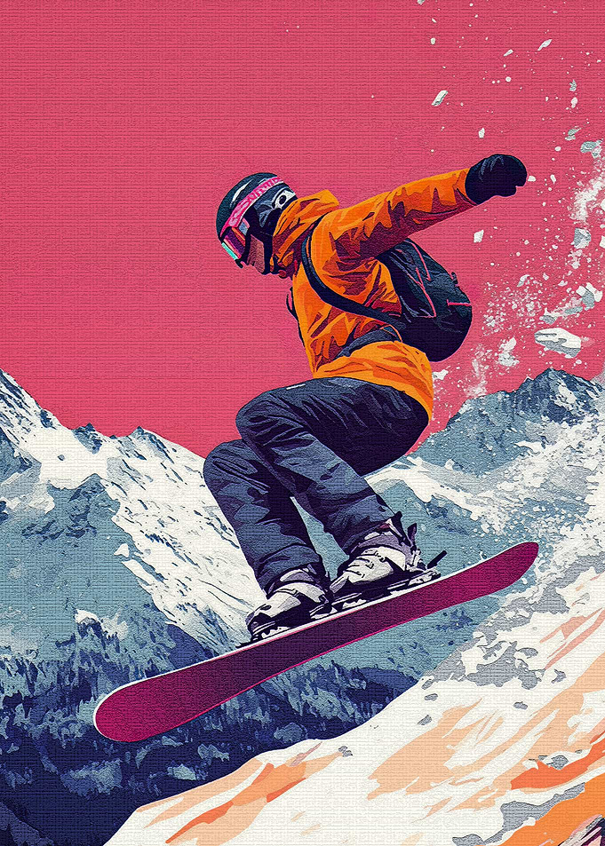 Snowboarder Flight