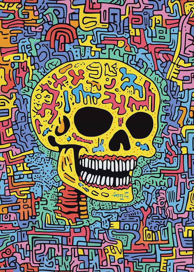 Doodle Skull