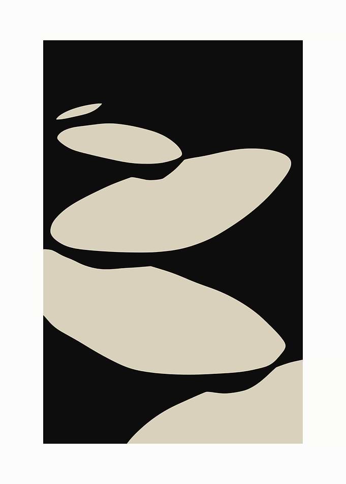 Abstract Beige Shapes