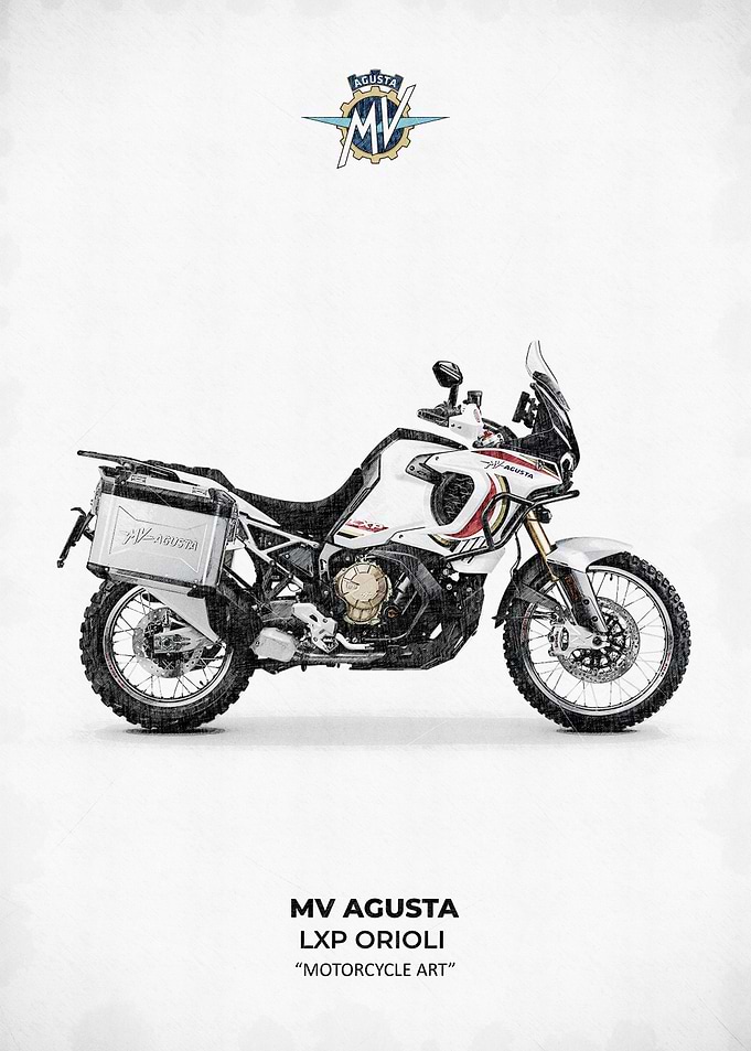 MV Agusta LXP Orioli Motorcycle Art