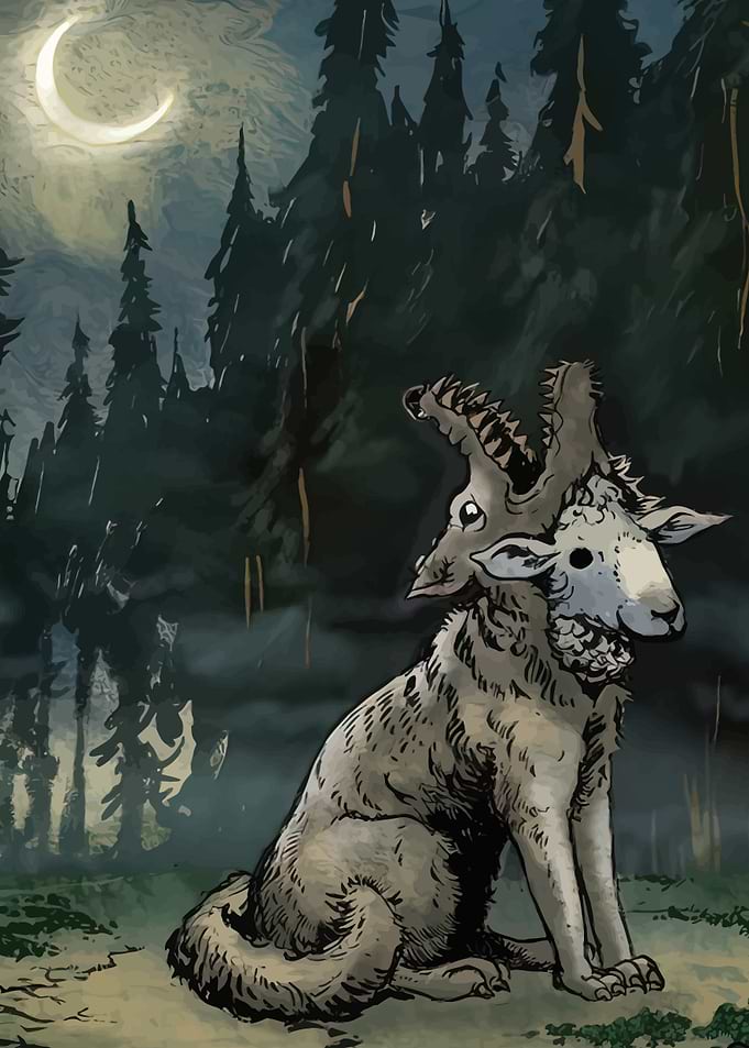 Wolf-Sheep Chimera