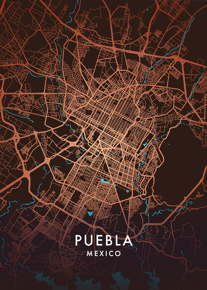 Puebla City Map