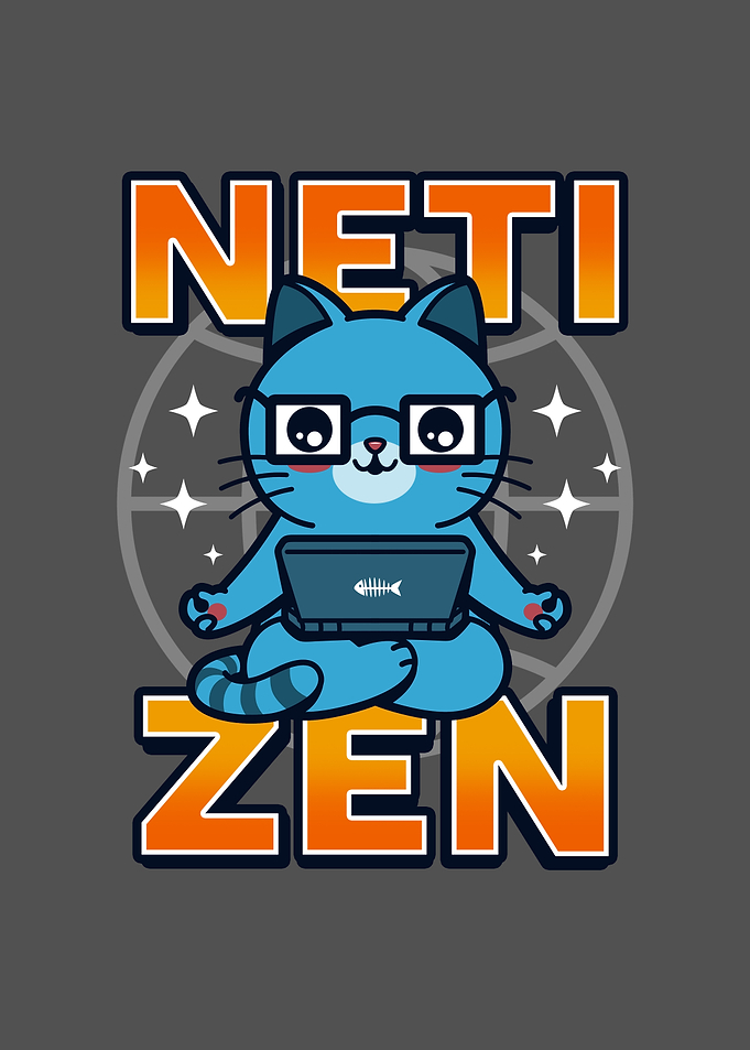 Cute Netizen Cat Yoga