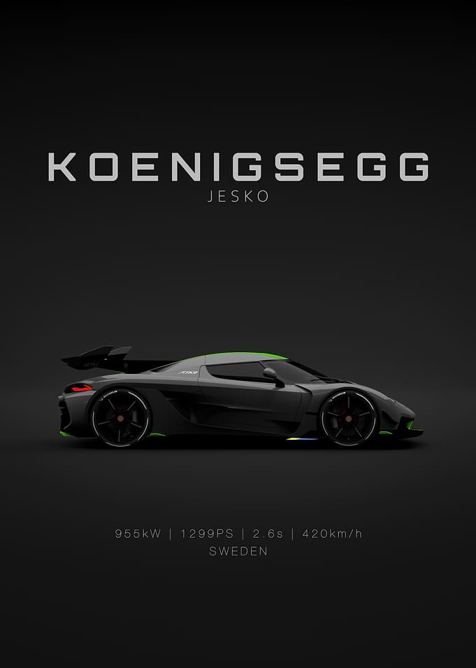 Koenigsegg Jesko Grey - Specs