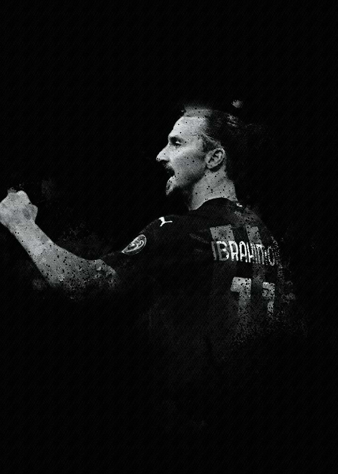 Zlatan Ibrahimović Soccer Art
