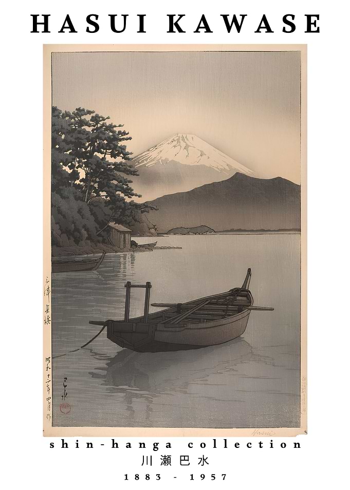 Hasui Kawase Mount Fuji Woodblock Print