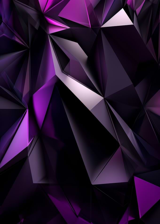 Abstract Purple Geometric Art