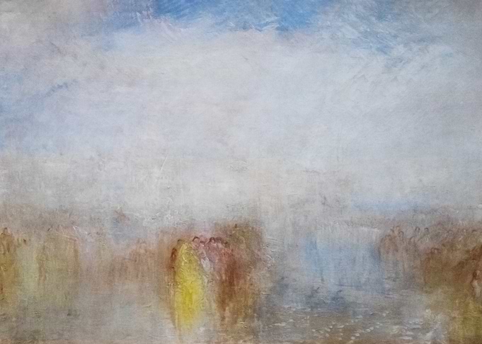 Foggy Landscape Painting