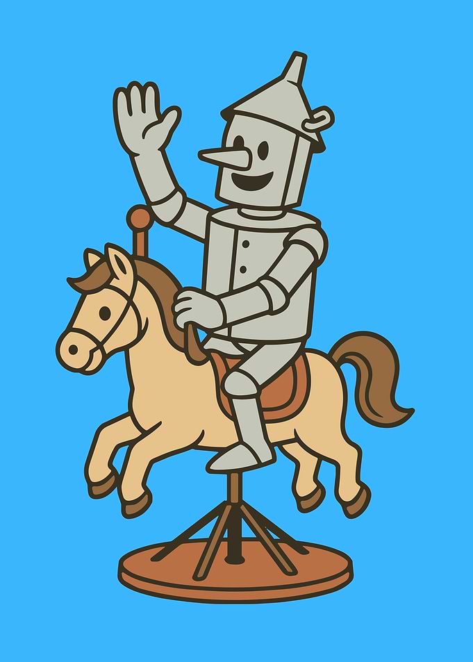 Tin Man on Carousel