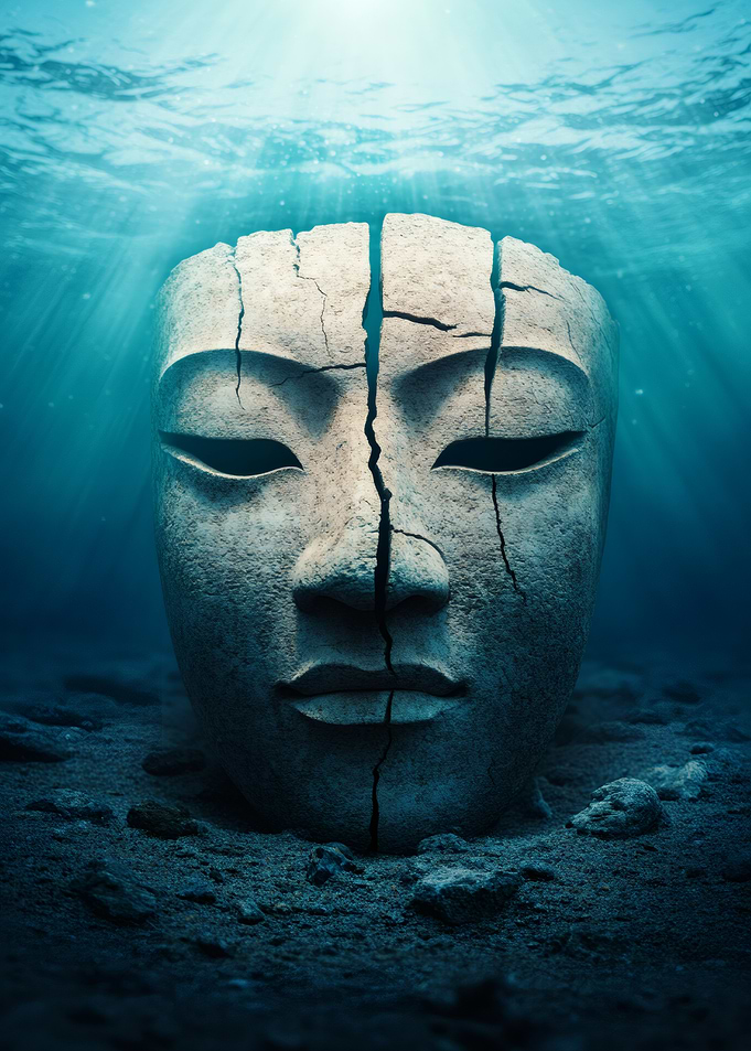 Cracked Stone Mask Underwater