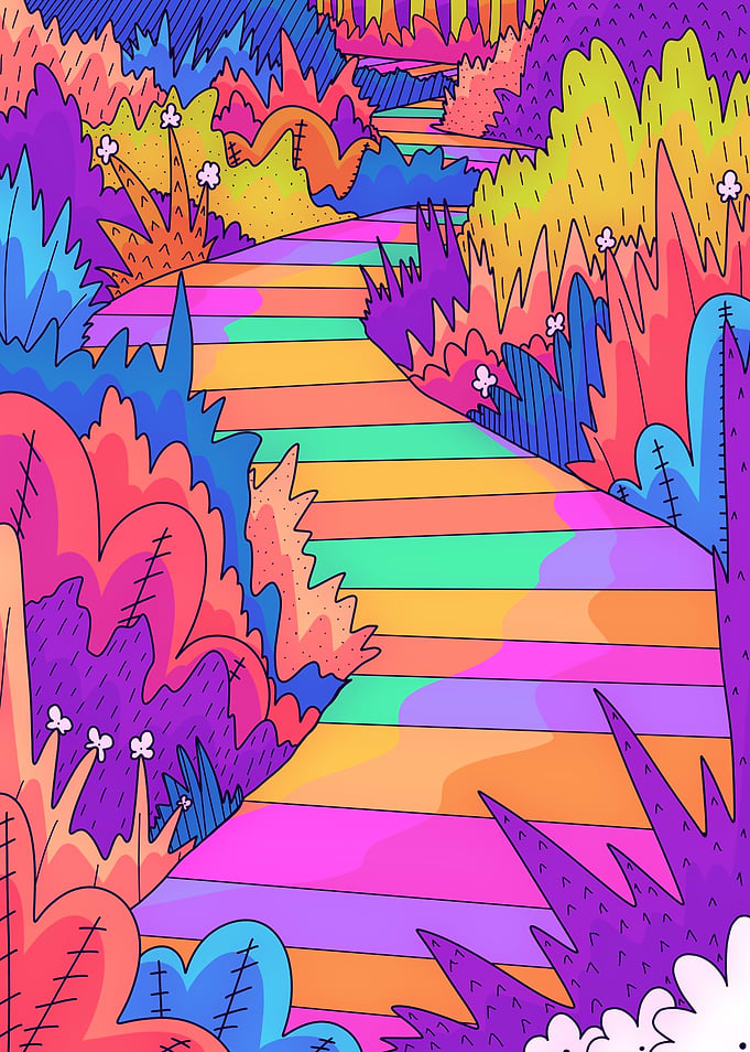 A woodland path