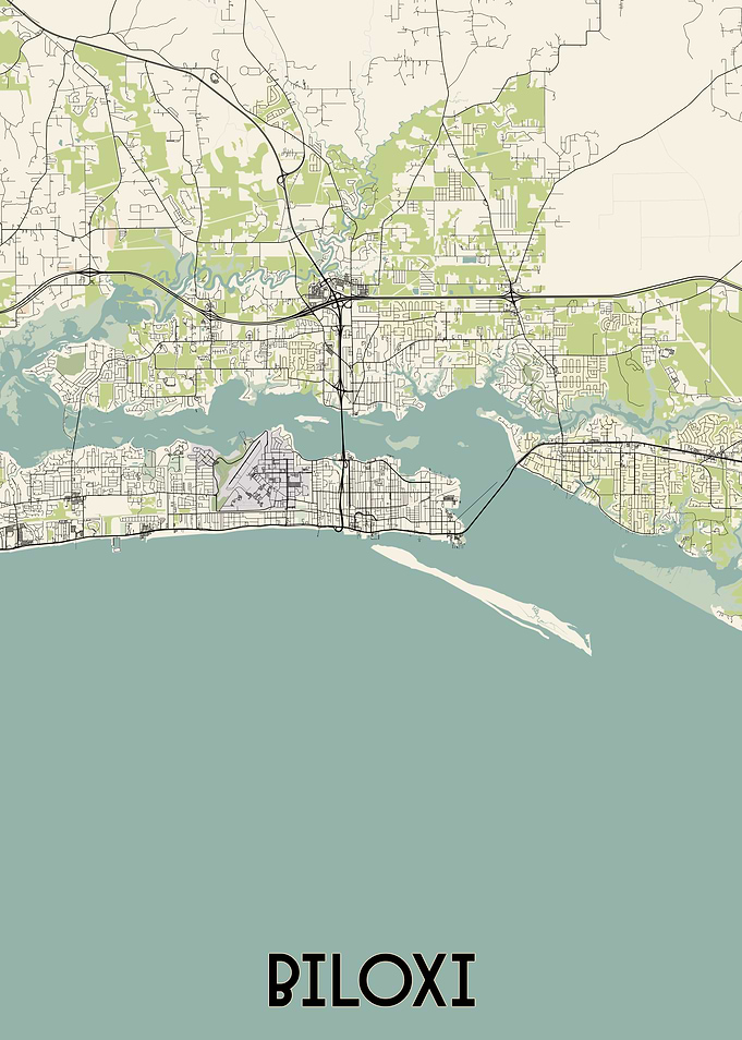 Biloxi City Map