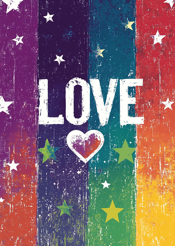Rainbow Love Graphic