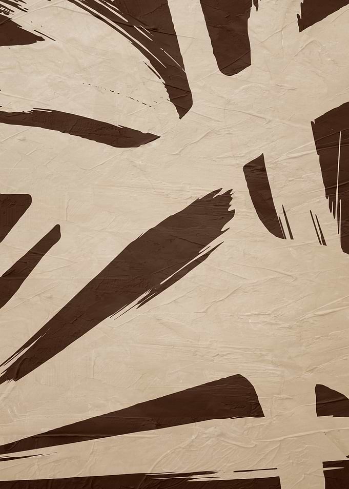 Abstract Brown and Beige Brushstrokes