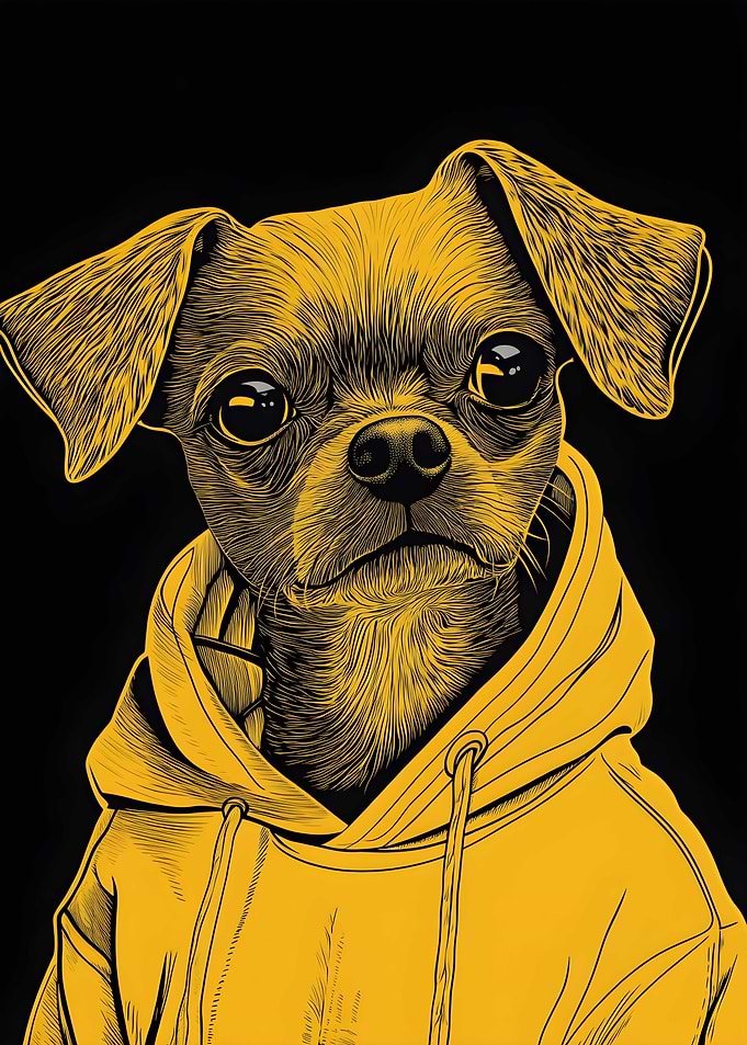 Dog Vintage Art_49