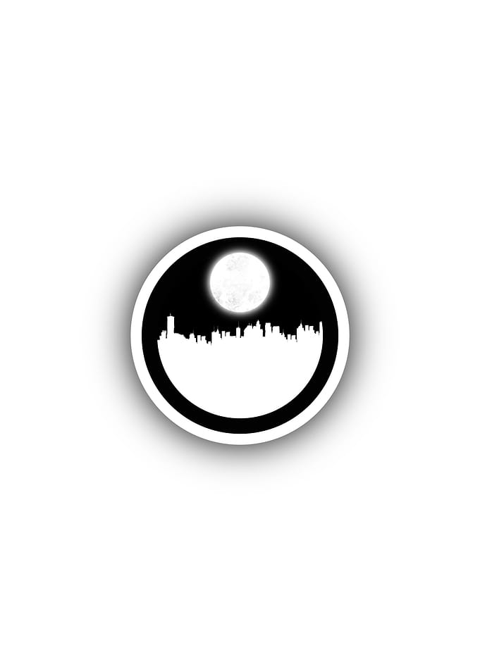 Cityscape Moon