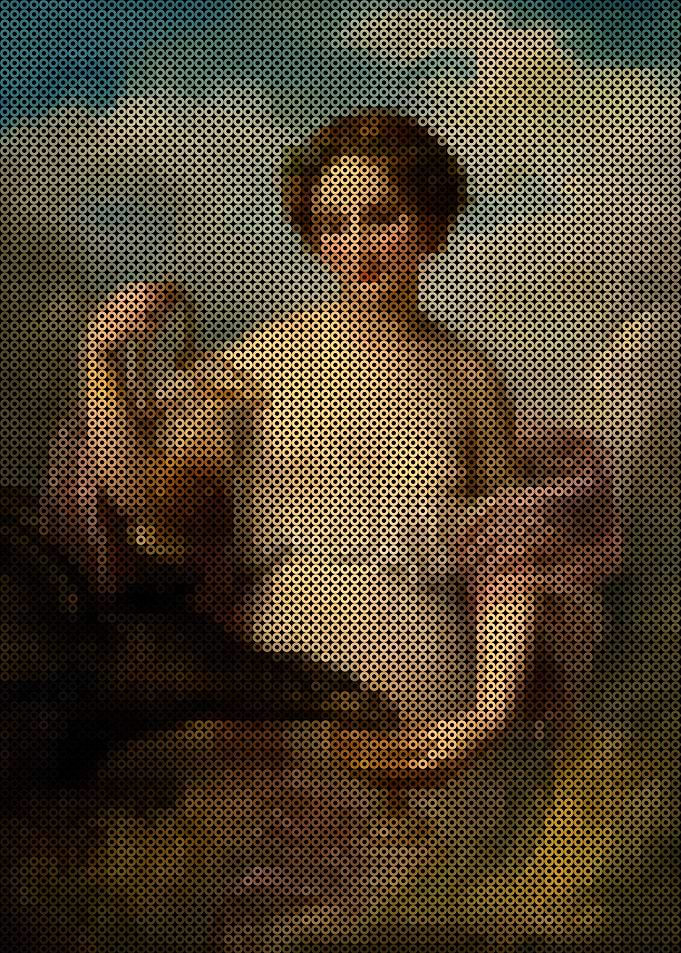 Psyche And The Eagle Of Zeus by Natale Schiavone
