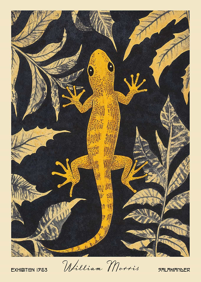 William Morris Salamander