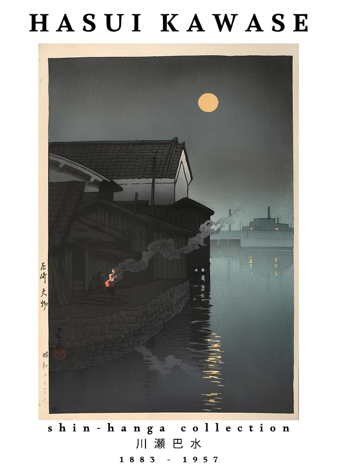Hasui Kawase Japanese Night Scene