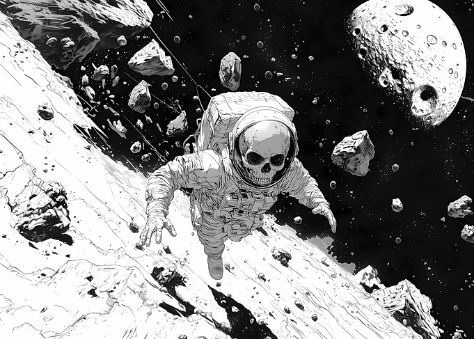 Space Skeleton Astronaut