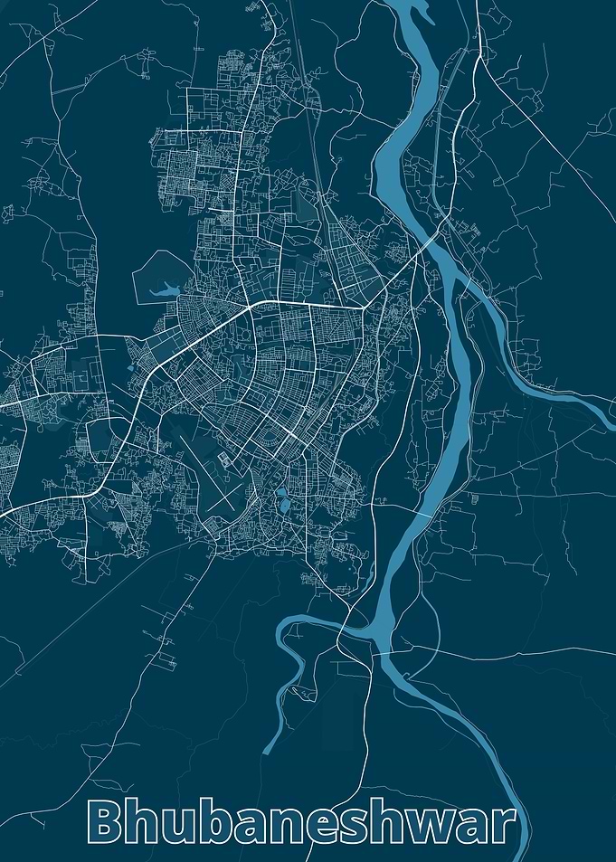 Bhubaneswar City Map