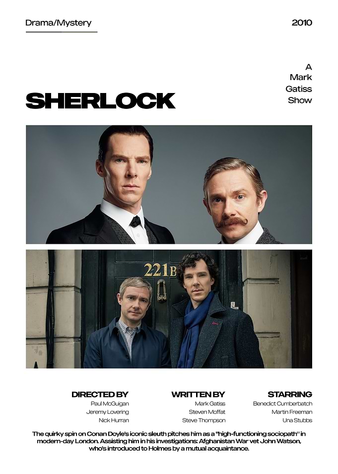 Sherlock TV Show Poster
